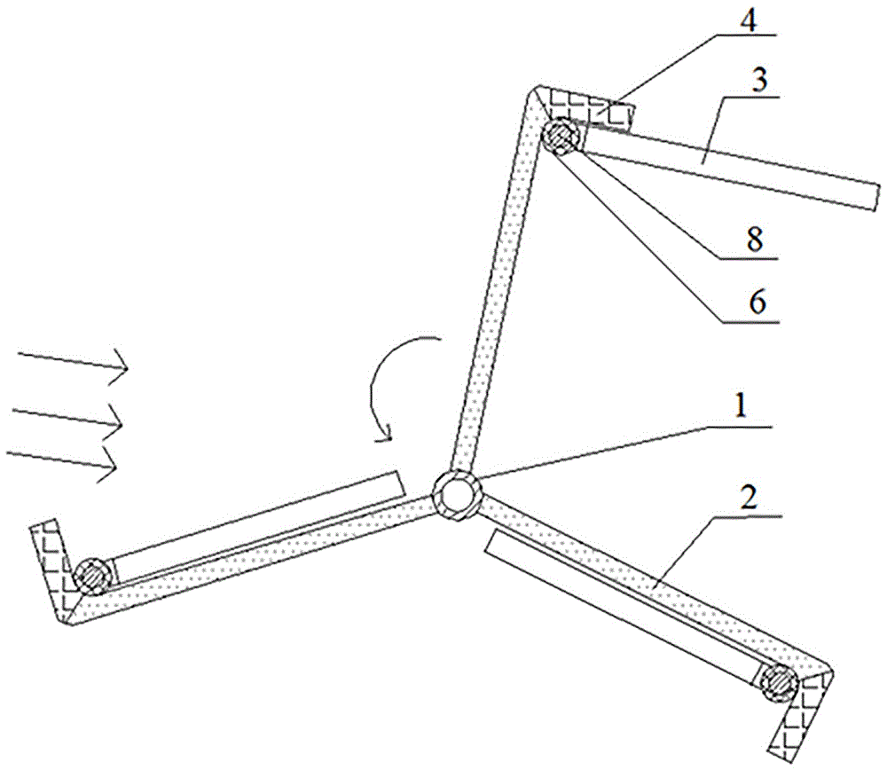 一种双旋转扇叶风车的制作方法与工艺