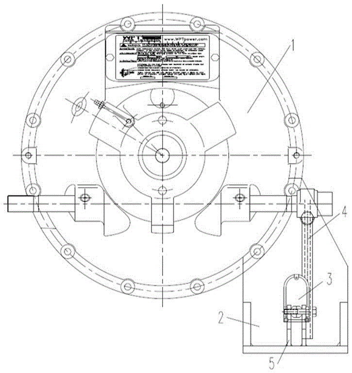 一种机械式离合器集成电动推杆或气动或液压执行器的制作方法与工艺