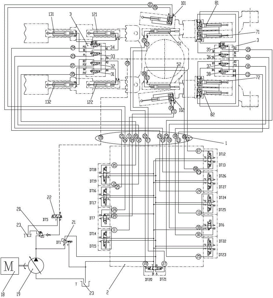 一种步履式挖掘机及其步行运动系统的制作方法与工艺