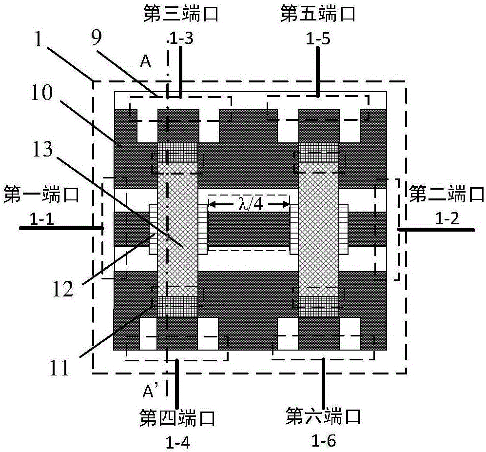 固支梁T型結(jié)直接加熱式微波信號(hào)檢測(cè)器的制作方法與工藝