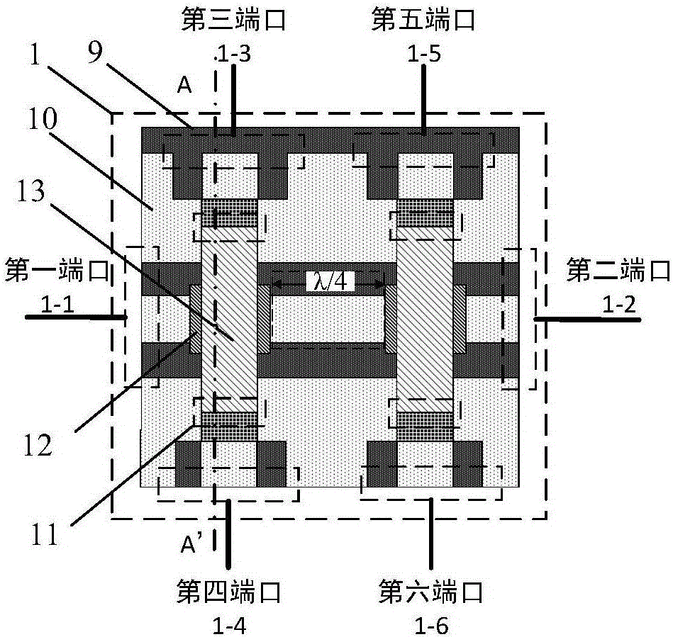 固支梁间接加热在线式未知频率微波相位检测器的制作方法与工艺