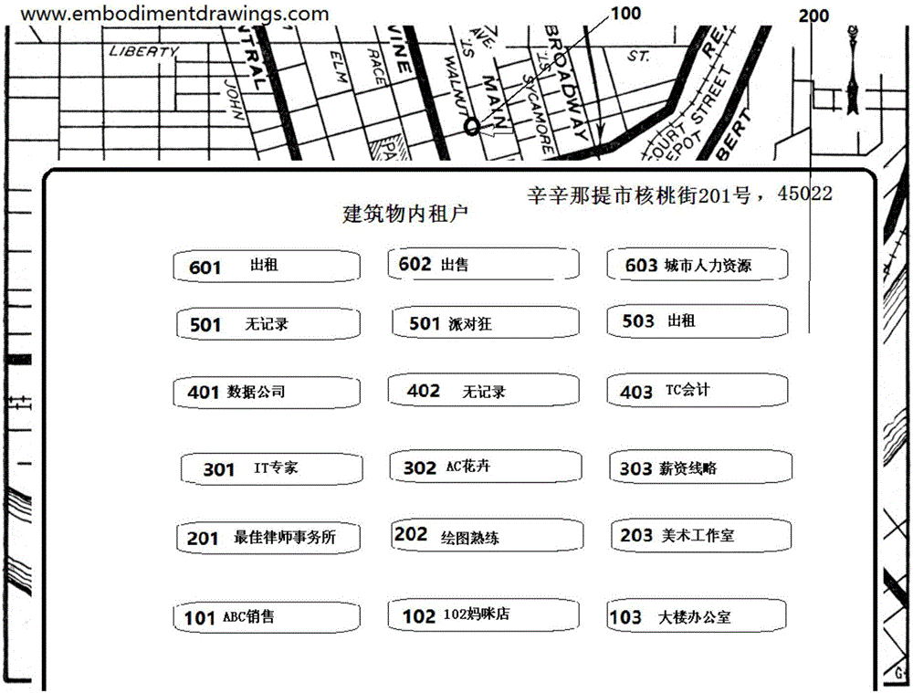 動(dòng)態(tài)構(gòu)成建筑結(jié)構(gòu)內(nèi)部位置圖及其信息的方法和系統(tǒng)與流程