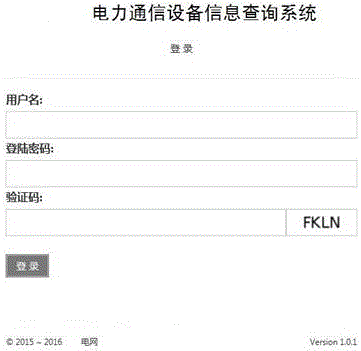 一种电力通信设备信息查询系统的制作方法与工艺