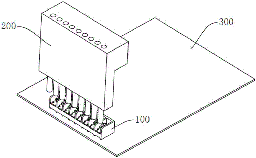 一种栅栏式接线端子及测试装置的制作方法