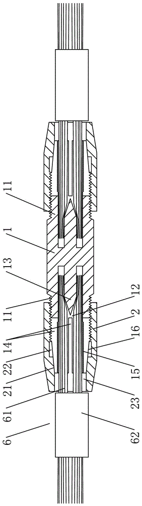 钉夹共压式中间快速节能导电接头的制作方法与工艺