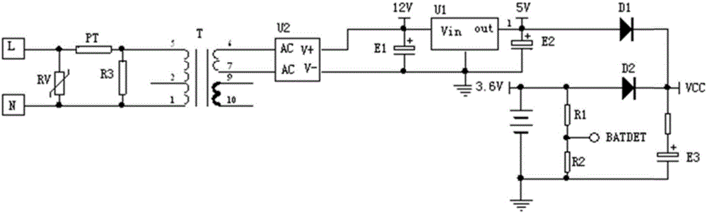 一種電能表供電電路的制作方法與工藝