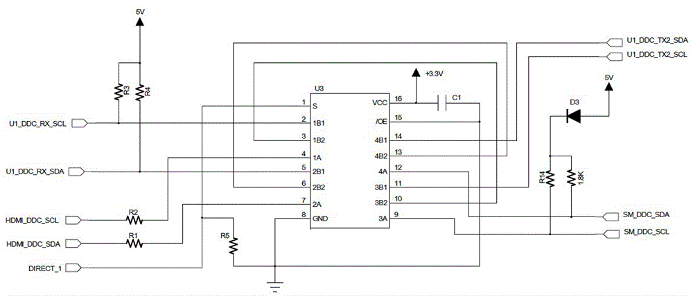 一種HDMI信號擴展電路、擴展方法及VR產(chǎn)品與流程