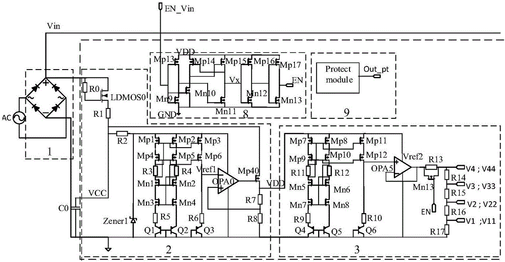 一种分段线性恒流LED驱动电路的制作方法与工艺