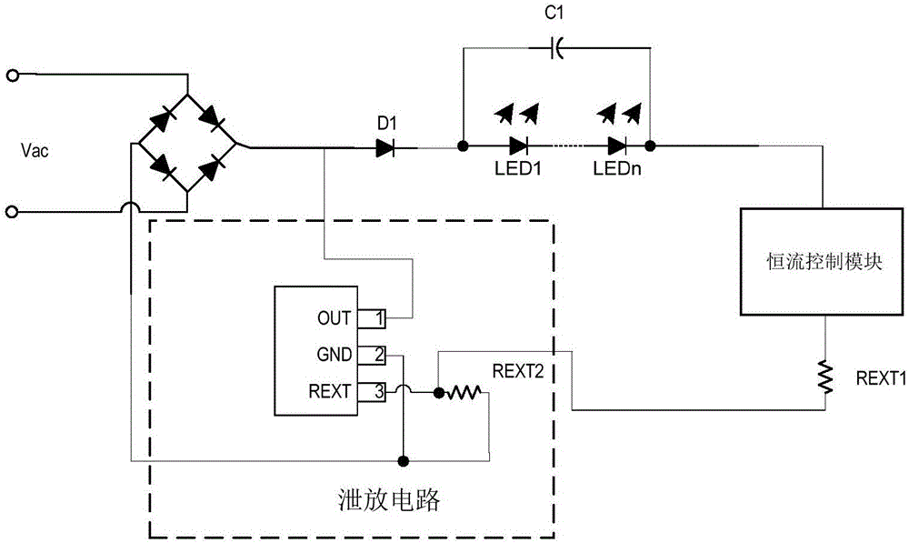 一種線性恒功率LED驅(qū)動電路、芯片以及恒流LED控制系統(tǒng)的制作方法與工藝