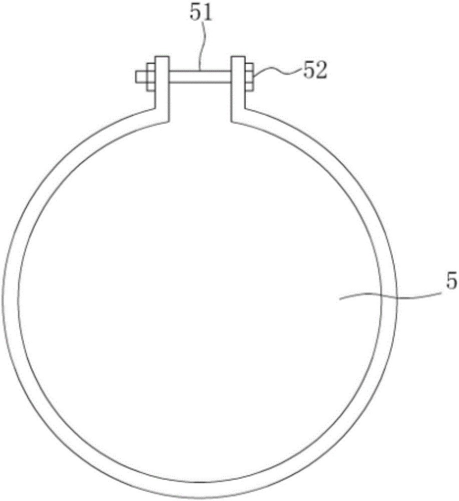 一種移動式擠奶機(jī)奶管固定裝置的制作方法