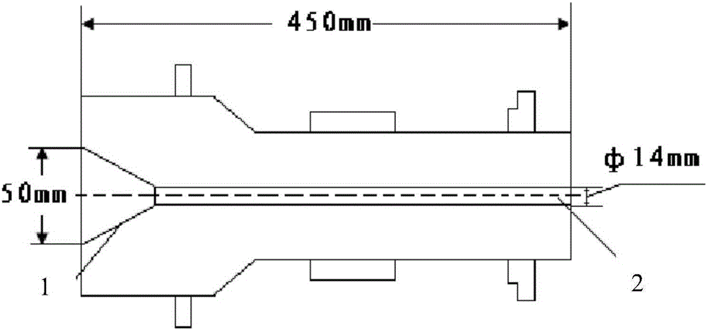 一種生產(chǎn)Ф8mm盤條的高速線材軋機(jī)用水箱導(dǎo)槽的制作方法與工藝