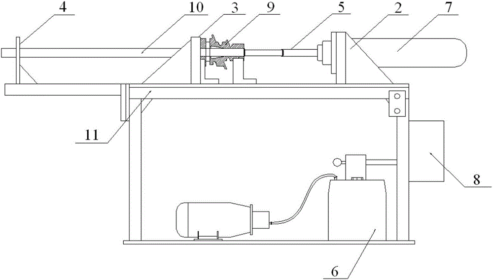 手制動(dòng)機(jī)錐形鏈輪分解設(shè)備的制作方法與工藝