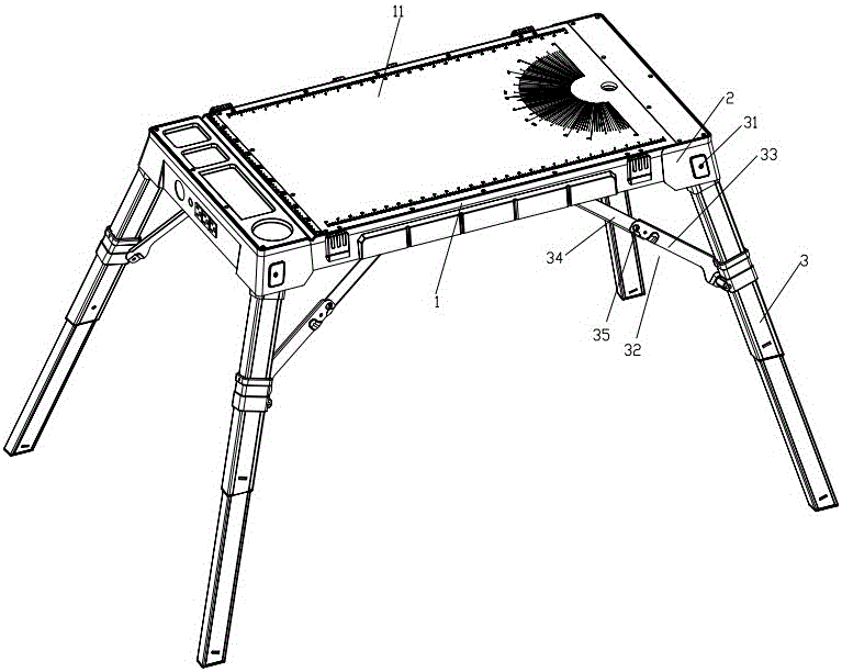 多功能工作臺的制作方法與工藝