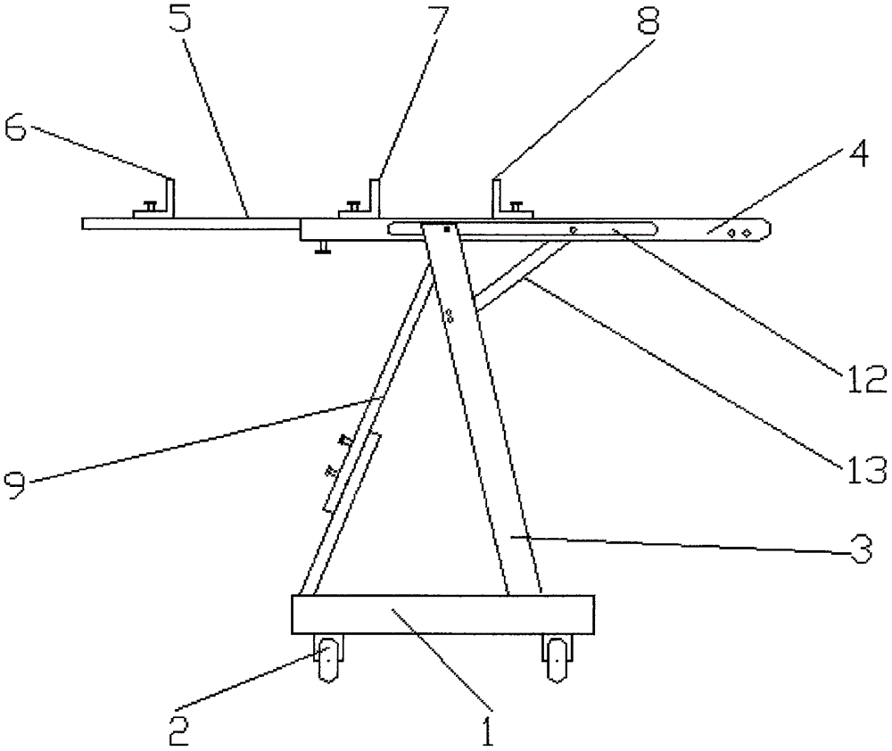 一種可升降可旋轉(zhuǎn)畫架的制作方法與工藝