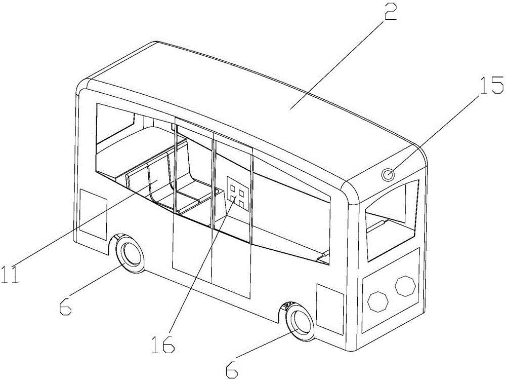 一种巴士模式的无人驾驶公交车的制作方法与工艺