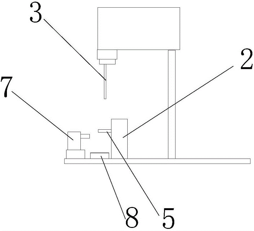 伸缩梯锁扣两侧孔加工装置的制作方法