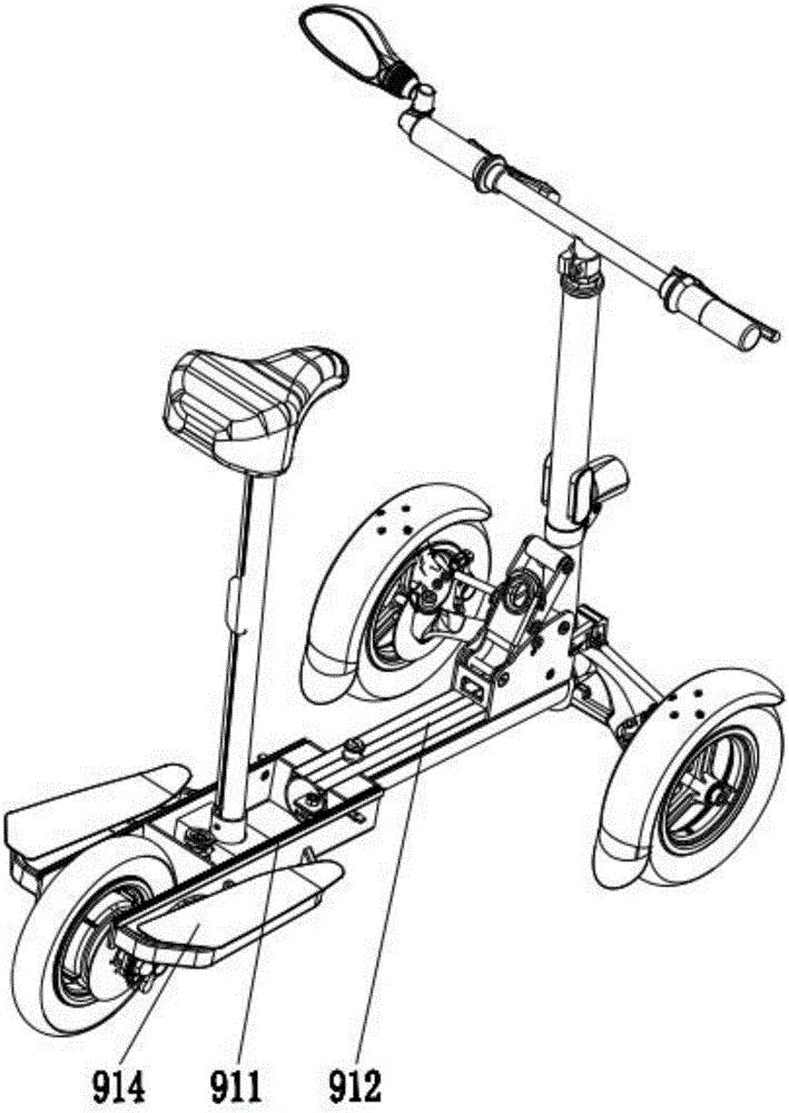 雙前輪電動(dòng)三輪車(chē)的制作方法與工藝