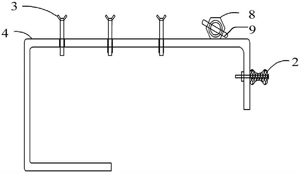 塔吊电缆固定支架的制作方法与工艺