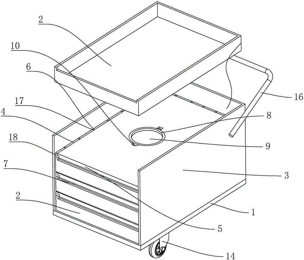 一種面料推車的制作方法與工藝