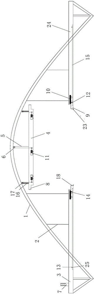 一种垂直提升开启式拱桥的制作方法与工艺