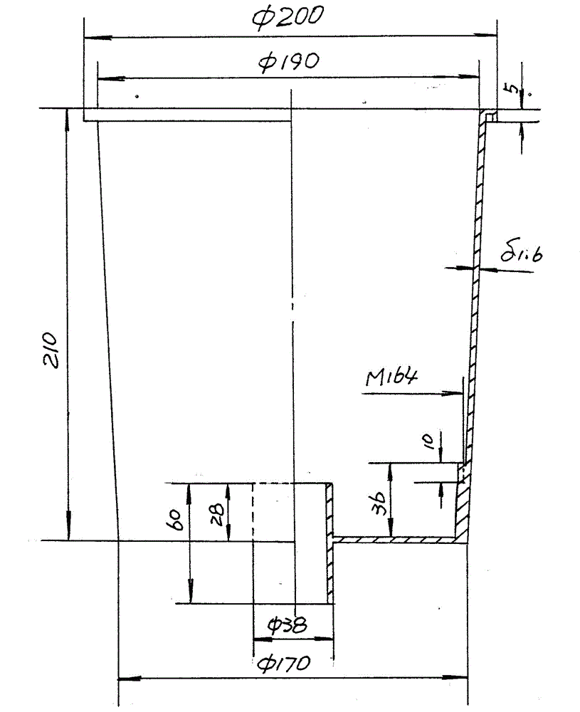 排污桶的制作方法與工藝