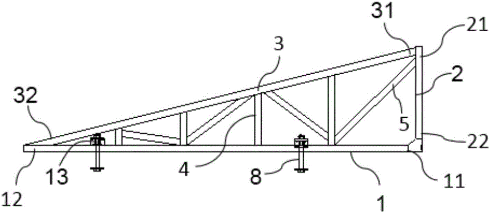 附着爬架的工具式支撑桁架的制作方法与工艺