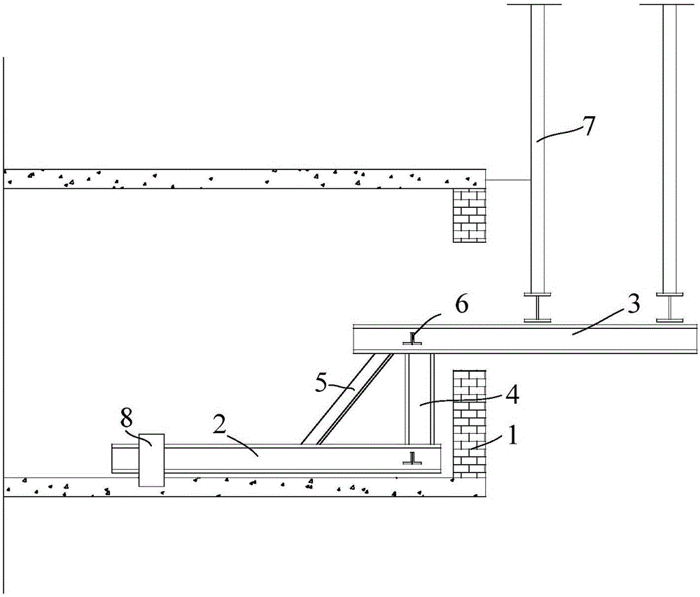 用于预制装配式结构中搭设脚手架的悬挑架的制作方法与工艺