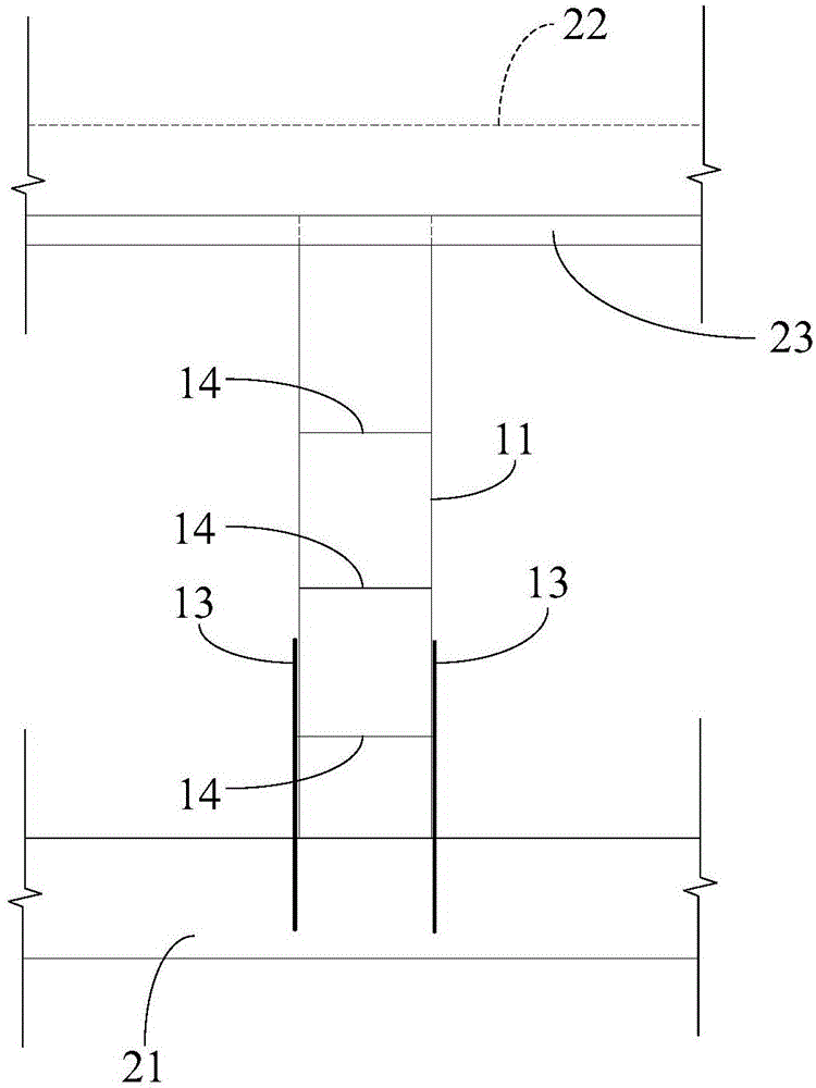 一种早拆法用后浇带模板支撑结构的制作方法与工艺