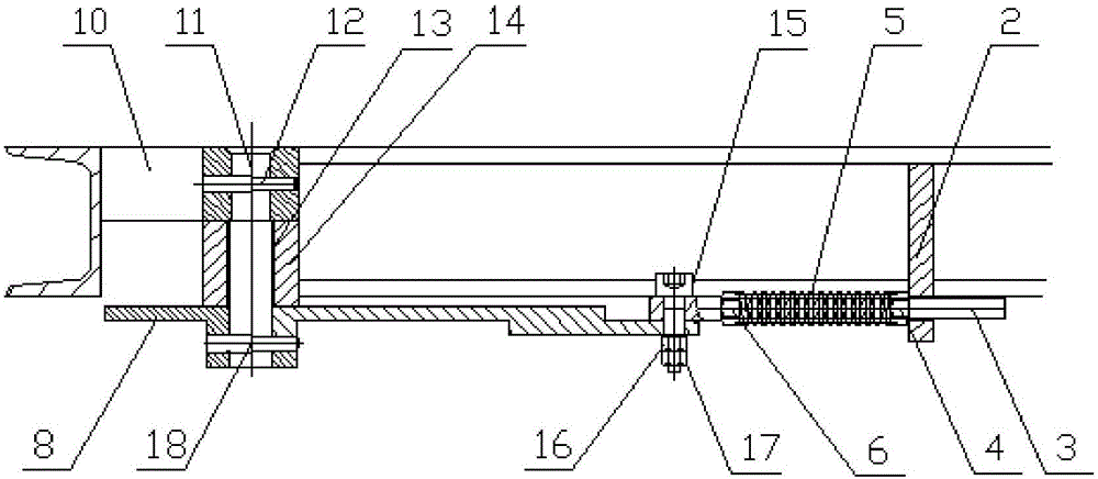 绷板机进口弯道自动变轨装置的制作方法