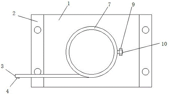 一种精密型弹簧片式结构的固定座的制作方法与工艺