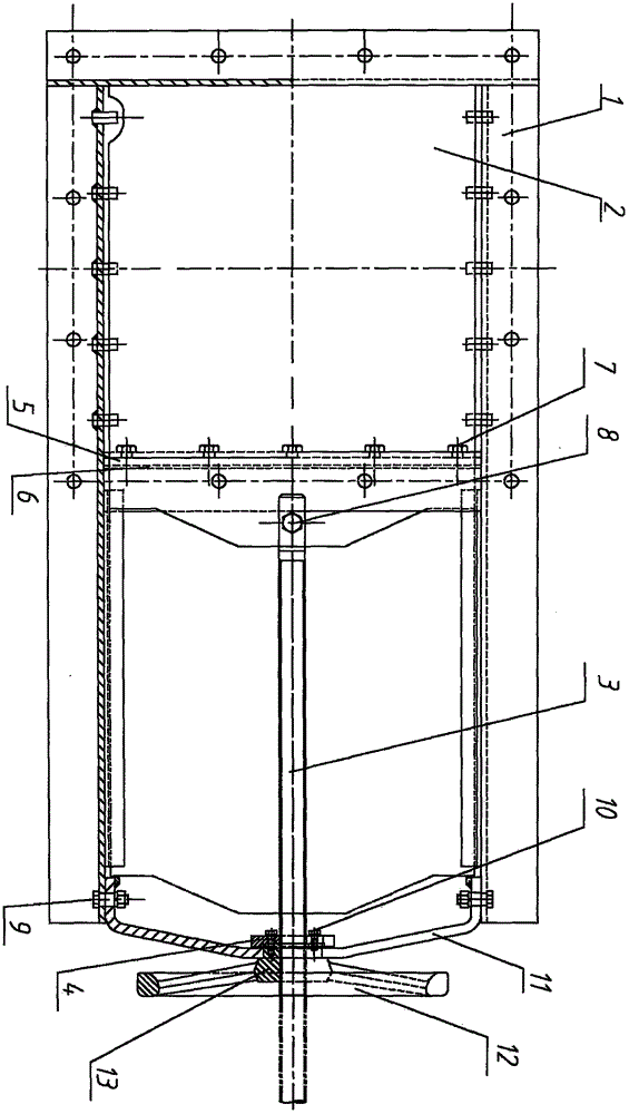 一种用于粉末涂料生产的手动插板阀的制作方法与工艺