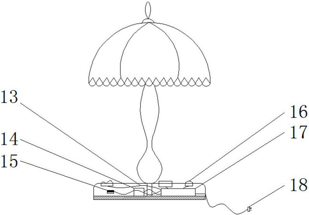 一种带甲醛检测功能的台灯的制作方法与工艺