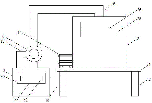 一種可旋轉烘干的PVC加工助劑烘干機的制作方法與工藝