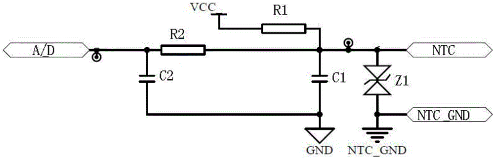 一種電動(dòng)汽車溫度檢測(cè)系統(tǒng)的制作方法與工藝