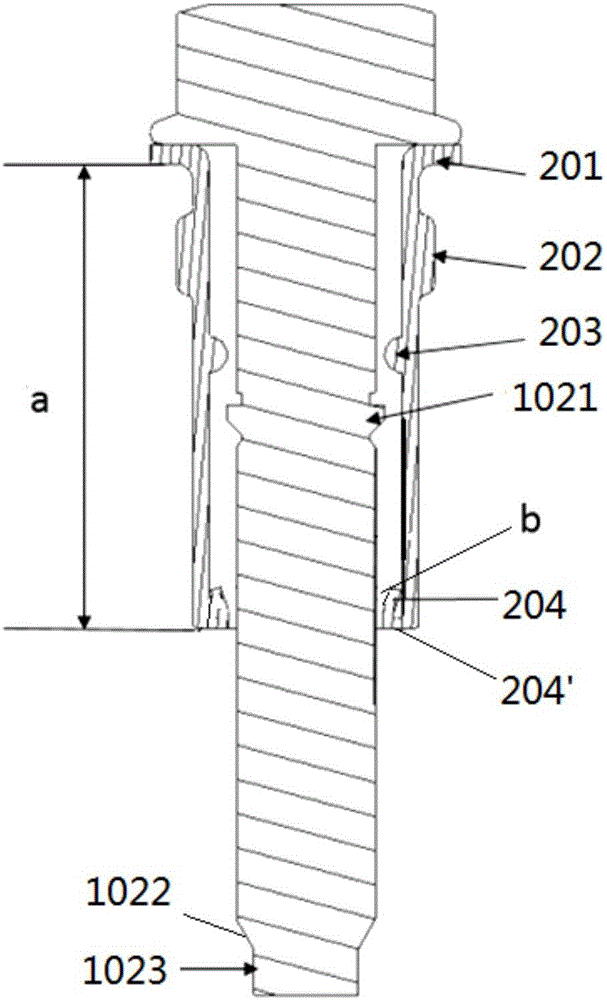 螺栓组件和发动机的制作方法与工艺