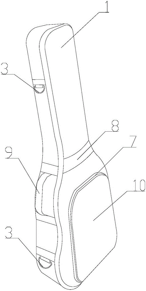 一種吉他包的制作方法與工藝