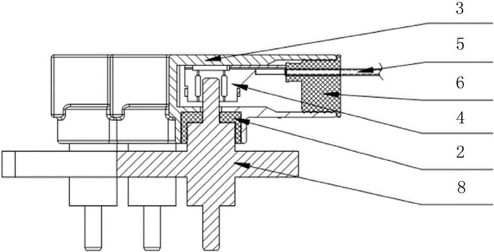 一種電動(dòng)壓縮機(jī)的電機(jī)引出線的密封結(jié)構(gòu)的制作方法與工藝