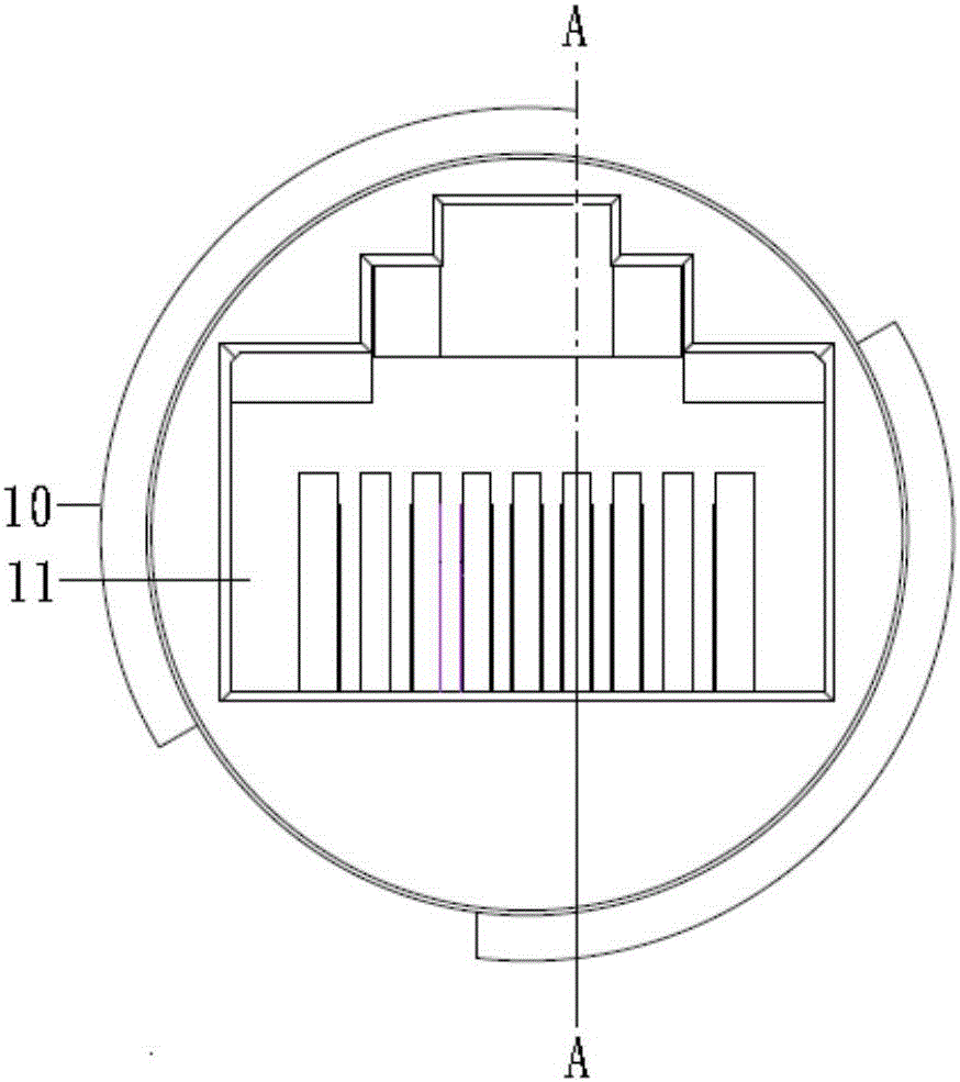 一種簡化結(jié)構(gòu)的RJ45圓形連接座的制作方法與工藝