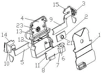 一種車載手機支架的制作方法與工藝