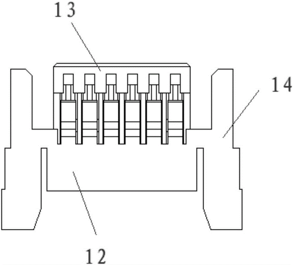 一种1毫米间距线对板两侧带扣连接器的制作方法与工艺