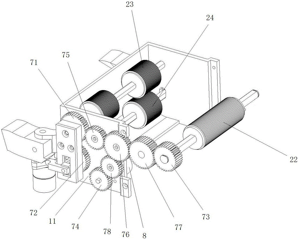 一種套袋機(jī)上的送袋驅(qū)動(dòng)機(jī)構(gòu)的制作方法與工藝