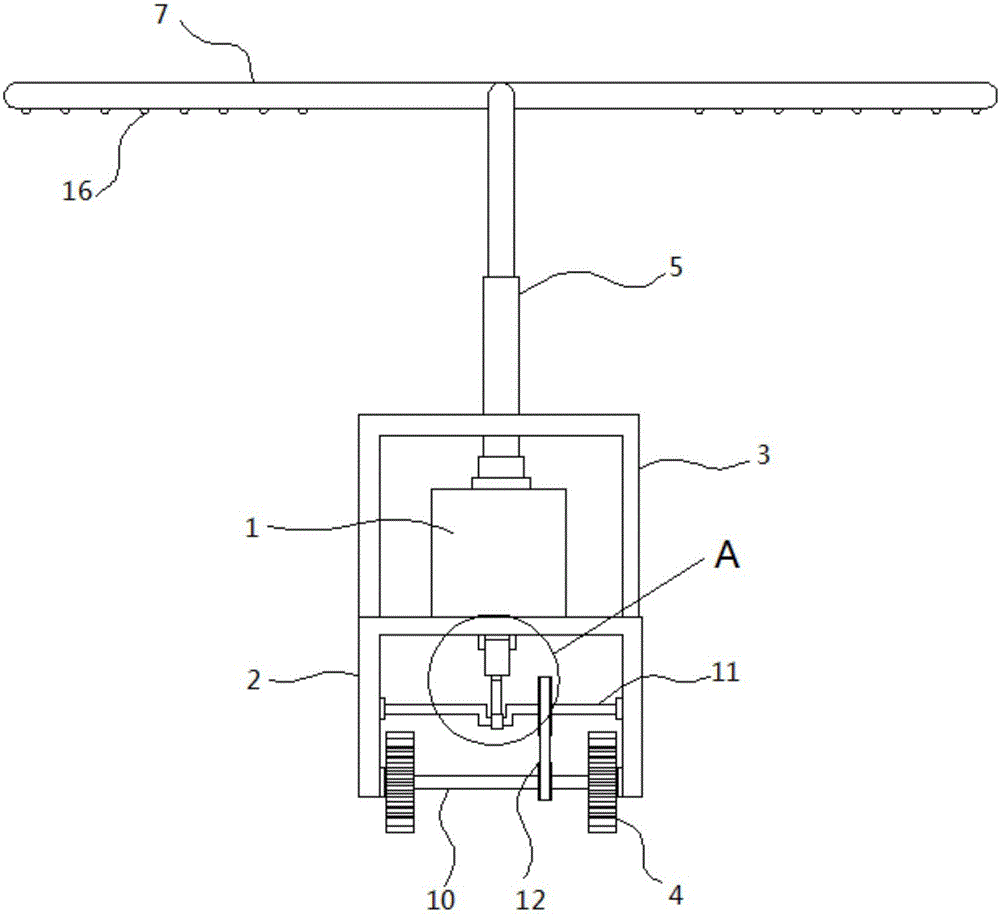 一种手推式喷雾器的制作方法