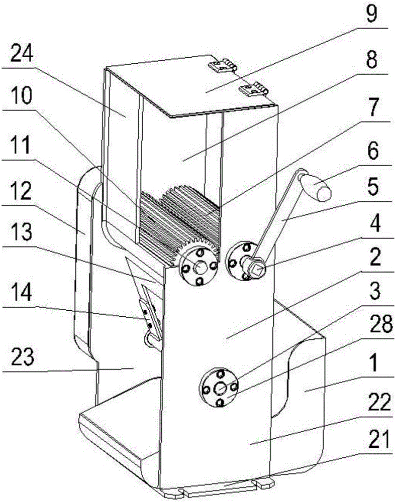 手搖式面魚兒機的制作方法與工藝