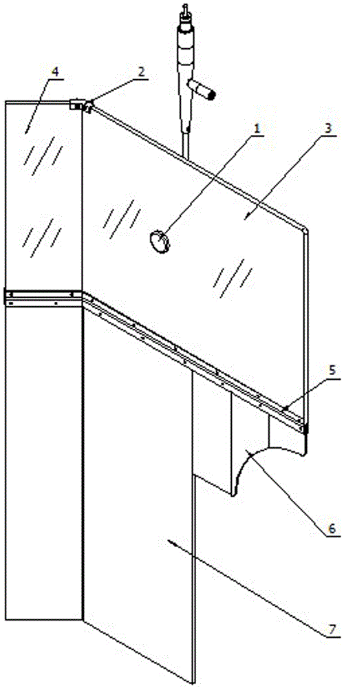医用射线双C臂DSA防护悬吊屏风装置的制作方法