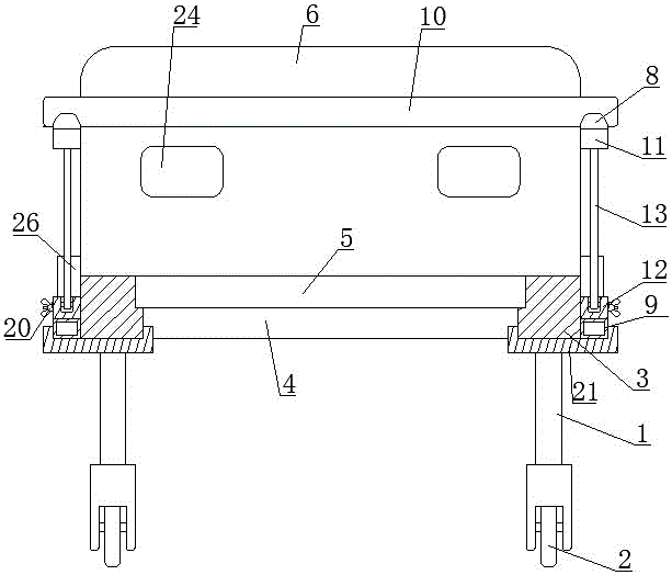 一種護(hù)理床的制作方法與工藝