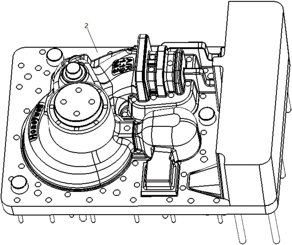 一种汽车涡轮壳模具的制作方法与工艺