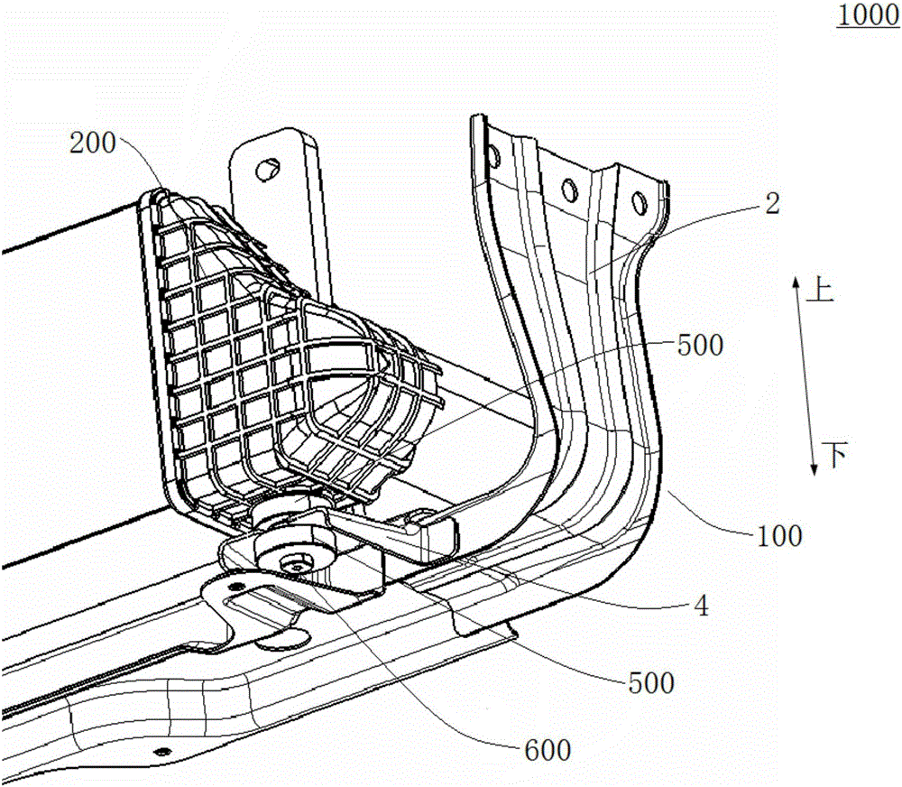 用于車輛的散熱器下橫梁和具有其的車輛的制作方法與工藝