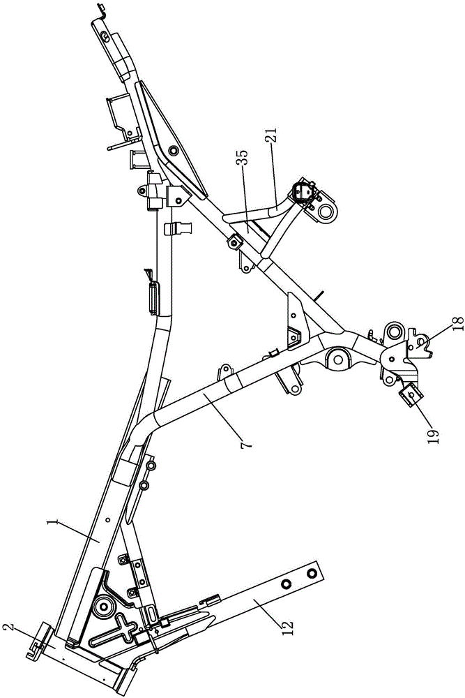 兩輪摩托車車架的制作方法與工藝