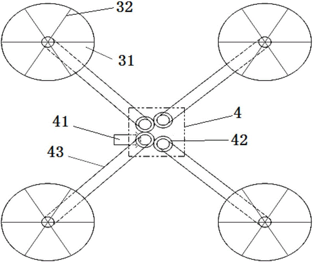 一种四涵道旋翼无人机的制作方法与工艺