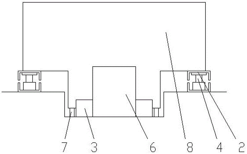 便捷式鋅合金塊堆疊移動(dòng)平臺(tái)結(jié)構(gòu)的制作方法與工藝